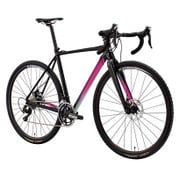 ロードバイク STEEPLE X 490mm 2016年モデル ブラック/ピンク 16G-IE-SX-01