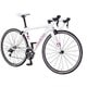 ロードバイク LGS-WSR 460mm 700×25C 外装18段変速 LGホワイト 16LG-WS-02