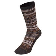 1108756 [メリノウール ジャカードソックス Women's レディース S ブラウン]