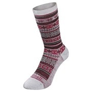 1108756 [メリノウール ジャカードソックス Women's レディース S ディープピンク]