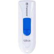 USBメモリ 128GB USB 3.0 スライド式 ホワイト TS128GJF790W
