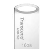 USBメモリ 16GB USB 3.0 キャップレス シルバー 耐衝撃 防滴 防塵 TS16GJF710S