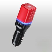 MB-RD MY BAT 車用充電器 空気清浄機能付き レッド