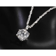 ネックレス ジュンPt0.3ctダイヤモンドペンダント