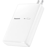 モバイルバッテリー搭載 AC急速充電器 7500mAh ホワイト QE-AL301-W