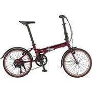 折りたたみ自転車 20型 外装7段変速 AL-FDB207 Classical レッド