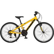 子ども用自転車 24型 外装18段変速 Jr.ATB2418-SV イエロー