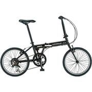 折りたたみ自転車 20型 外装6段変速 AL-FDB206-NX ブラック