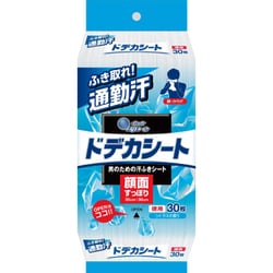 汗ふきシート 顔・からだ用 エリエール for MEN ドデカシート 徳用 30枚