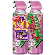 アースジェット バラの香り 450mL 2本パック [殺虫剤ハエ・蚊用]