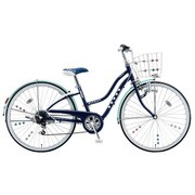ジュニア向け自転車 ワイルドベリー 24型 変速なし スターネイビー WB406