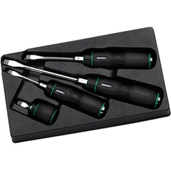 NTD1M04 [ネプロス 樹脂柄マイナスドライバセット 4本組]