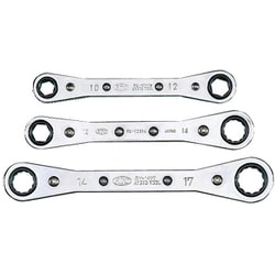RM03 [板ラチェット めがねレンチセット 3本組]