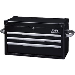 EKR1003BK [トップチェスト 3段3引出し ブラック]