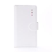 AQUOS Compact/Disney mobile/AQUOS Xx2 mini用 BOOK CRYSTAL ブックケース ホワイト LP-SH02HLSIWH