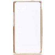 AQUOS Compact/Disney mobile/AQUOS Xx2 mini用 超極薄TPUメタルケース ZERO SOFT METAL ゴールド LP-SH02HTMGD