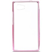AQUOS Compact/Disney mobile/AQUOS Xx2 mini用 超極薄TPUメタルケース ZERO SOFT METAL ピンク LP-SH02HTMPK
