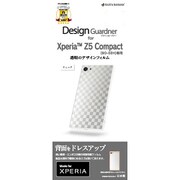 Z668Z5COM1 [Xperia Z5 Compact用 デザインガードナー チェック 背面のみ]