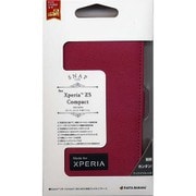 2068Z5COM [Xperia Z5 Compact SO-02H用 ケース 手帳型ケース+ハンドストラップ マゼンタ]