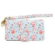 2140Z5COM [Xperia Z5 Compact SO-02H用 ケース 花柄手帳 パステルローズ]