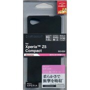2148Z5COM [Xperia Z5 Compact SO-02H用 ケース シリコン ブラック]