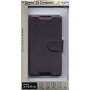 2167Z5COM [Xperia Z5 Compact SO-02H用 ケース 薄型手帳 SLIM FLAT CASE ブラウン]