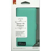 2084XPZ5P [Xperia Z5 Premium SO-03H用 手帳型ケース＋ハンドストラップ ミントブルー]