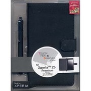 2086XPZ5P [Xperia Z5 Premium SO-03H用 タッチペン付き手帳ケース ブラック]