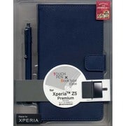 2088XPZ5P [Xperia Z5 Premium SO-03H用 タッチペン付き手帳ケース ネイビー]