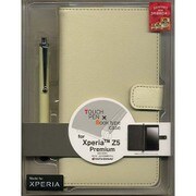2089XPZ5P [Xperia Z5 Premium SO-03H用 タッチペン付き手帳ケース アイボリー]