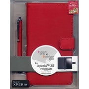 2090XPZ5P [Xperia Z5 Premium SO-03H用 タッチペン付き手帳ケース レッド]