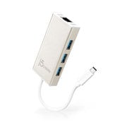 Type-C to ギガビットイーサネット&USB 3.0 Adapter JCH471