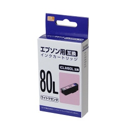 互換インクカートリッジ エプソン ICLM80L ライトマゼンタ PP-EIC80LLM