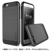 iPhone 6 Plus/iPhone 6s Plus用 Verge プラスチック×TPU2層構造耐衝撃ケース ダークシルバー