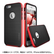iPhone 6/6s用 High Pro Shield [PCバンパー×ヘアラインTPUハイブリッドケース クリムゾンレッド]