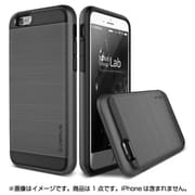 iPhone 6/iPhone 6s用 Verge プラスチック×TPU2層構造耐衝撃ケース ダークシルバー