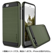 iPhone 6/iPhone 6s用 Verge プラスチック×TPU2層構造耐衝撃ケース ミリタリーカーキ