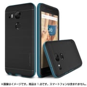 Nexus 5X用 High Pro Shield PCバンパー×ヘアラインTPUハイブリッドケース エレクトリックブルー