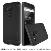 Nexus 5X用 High Pro Shield PCバンパー×ヘアラインTPUハイブリッドケース ダークシルバー