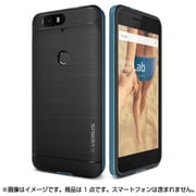 Nexus 6P用 High Pro Shield PCバンパー×ヘアラインTPUハイブリッドケース エレクトリックブルー