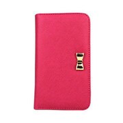 I6S06-15C635-04 [Wallet Case for iPhone 6/iPhone 6s Ribbon Pink]
