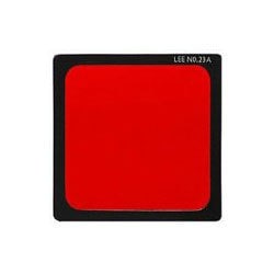 LEE SP-30 100mm×100mm角ポリエステルフィルター 黒白用 No.23A レッド [角型フィルター 100mm×100mm角プラスチックマウント別売]