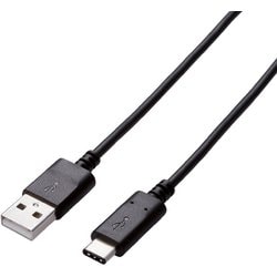 USB2.0ケーブル A-Cタイプ USB2.0正規認証品 1.5m ブラック U2C-AC15NBK