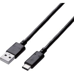 USB2.0ケーブル A-Cタイプ USB2.0正規認証品 3.0m ブラック U2C-AC30NBK
