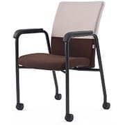 T10ミーティングチェア キャスター付き ウォームブラウン FHT101RF004