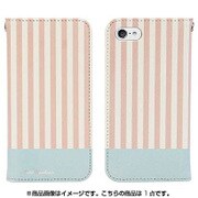 iPod touch 6 デザインケース ストライプ ピンク IT6-07