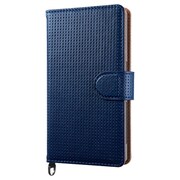 BSMPSO02HCLPBL [Xperia Z5 Compact SO-02H専用 パンチ レザーケース ブルー]