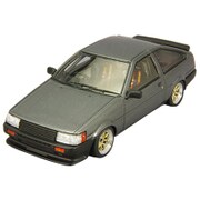 C43040 [1/43スケール トヨタ カローラ レビン スポーツカスタム仕様 1983 ガンメタリック エイトスポークホイール装着]