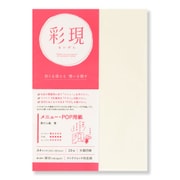 彩現 メニュー POP用紙 新だん紙 雪 A4 20枚入り 1742032