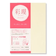 彩現 メニュー POP用紙 リ・シマメ 白 A4 20枚入り 1742186